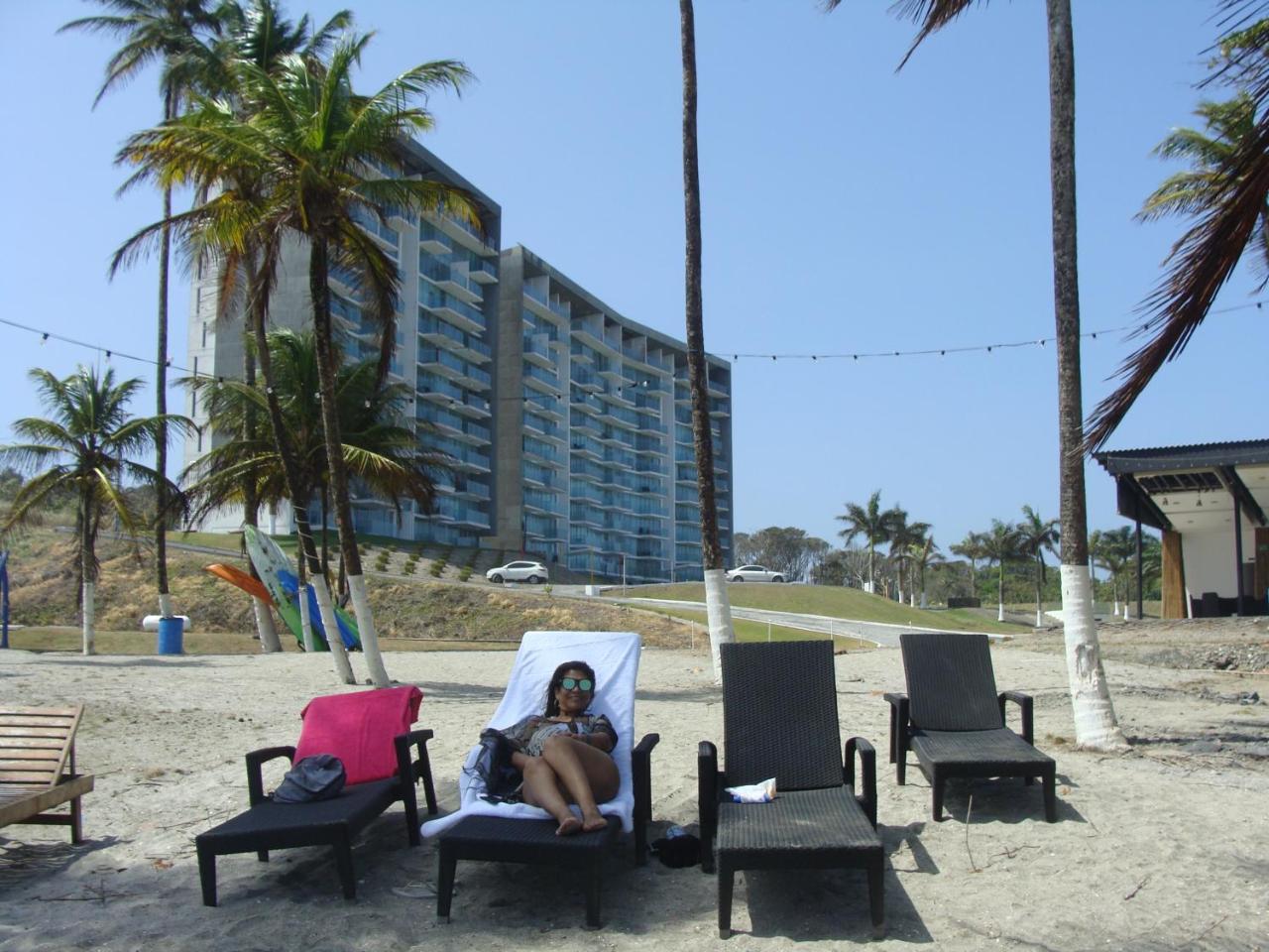 Apartamento En Balabeach Maria Chiquita In Front Of The Beach 2Hab Colon Buitenkant foto